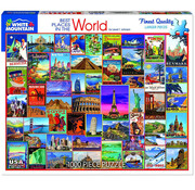 White Mountain White Mountain Best Places in the World Puzzle 1000pcs RETIRED
