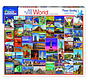 White Mountain Best Places in the World Puzzle 1000pcs RETIRED