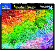 White Mountain White Mountain Succulent Rainbow Puzzle 1000pcs RETIRED