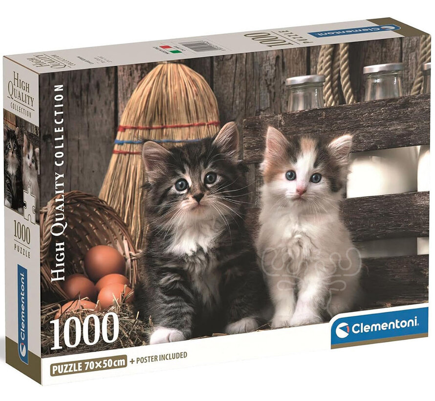 Clementoni Lovely Kittens Puzzle 1000pcs