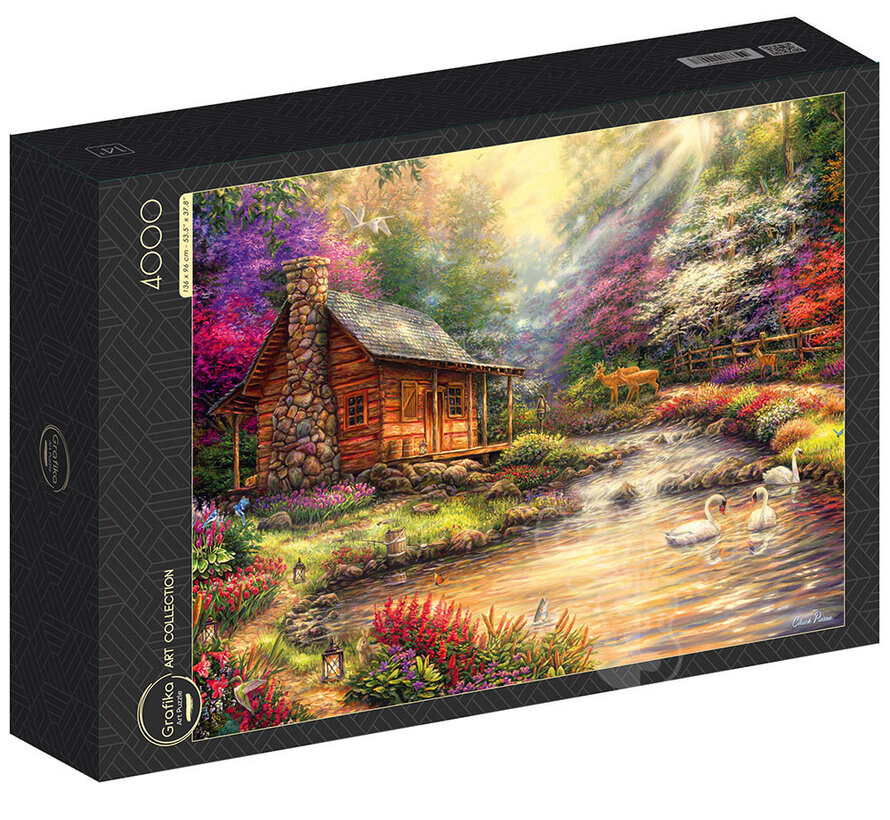 Grafika Brookside Retreat - Chuck Pinson Puzzle 4000pcs