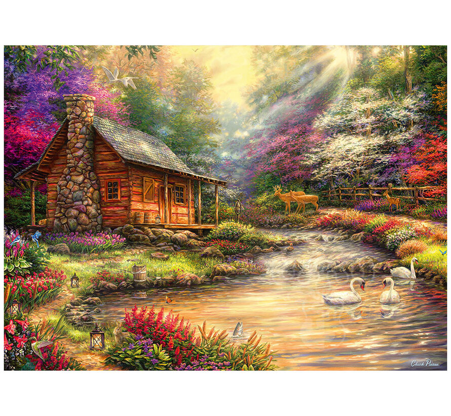 Grafika Brookside Retreat - Chuck Pinson Puzzle 4000pcs