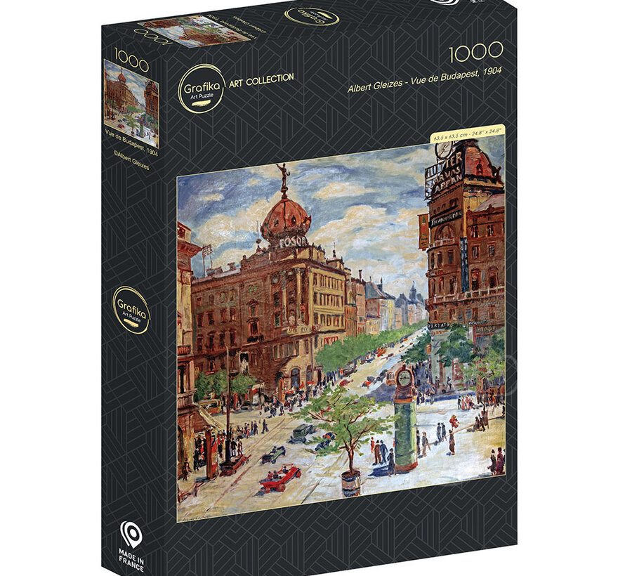 Grafika Albert Gleizes - View of Budapest, 1904 Puzzle 1000pcs