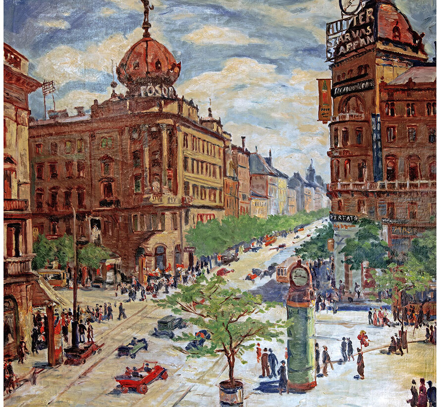 Grafika Albert Gleizes - View of Budapest, 1904 Puzzle 1000pcs