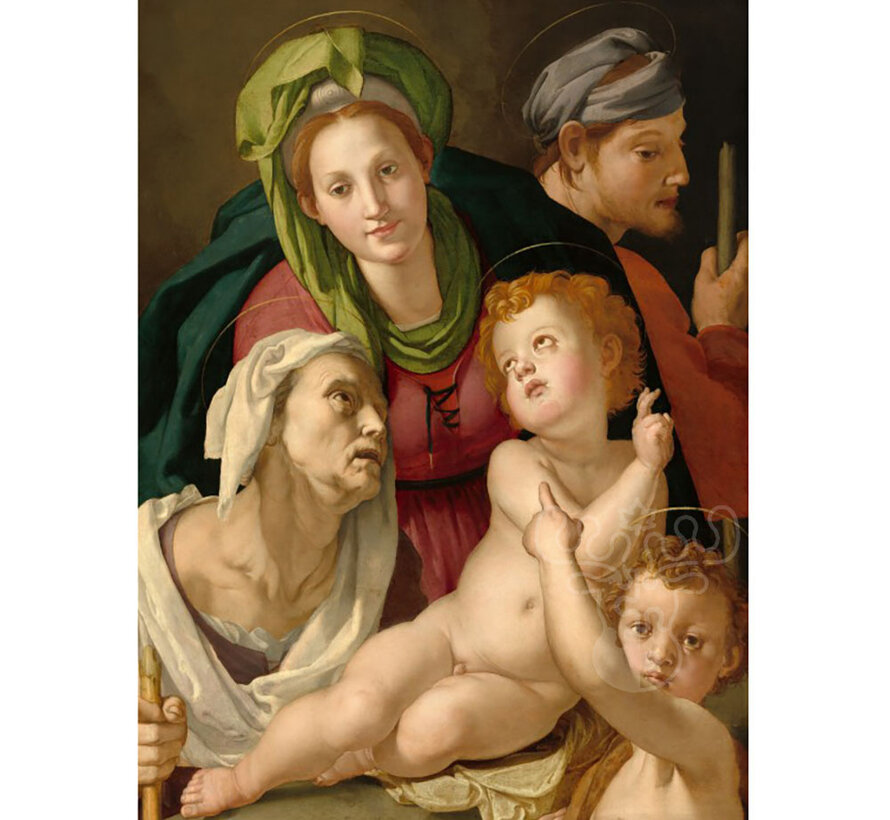 Grafika Agnolo Bronzino: The Holy Family, 1527/1528 Puzzle 1000pcs