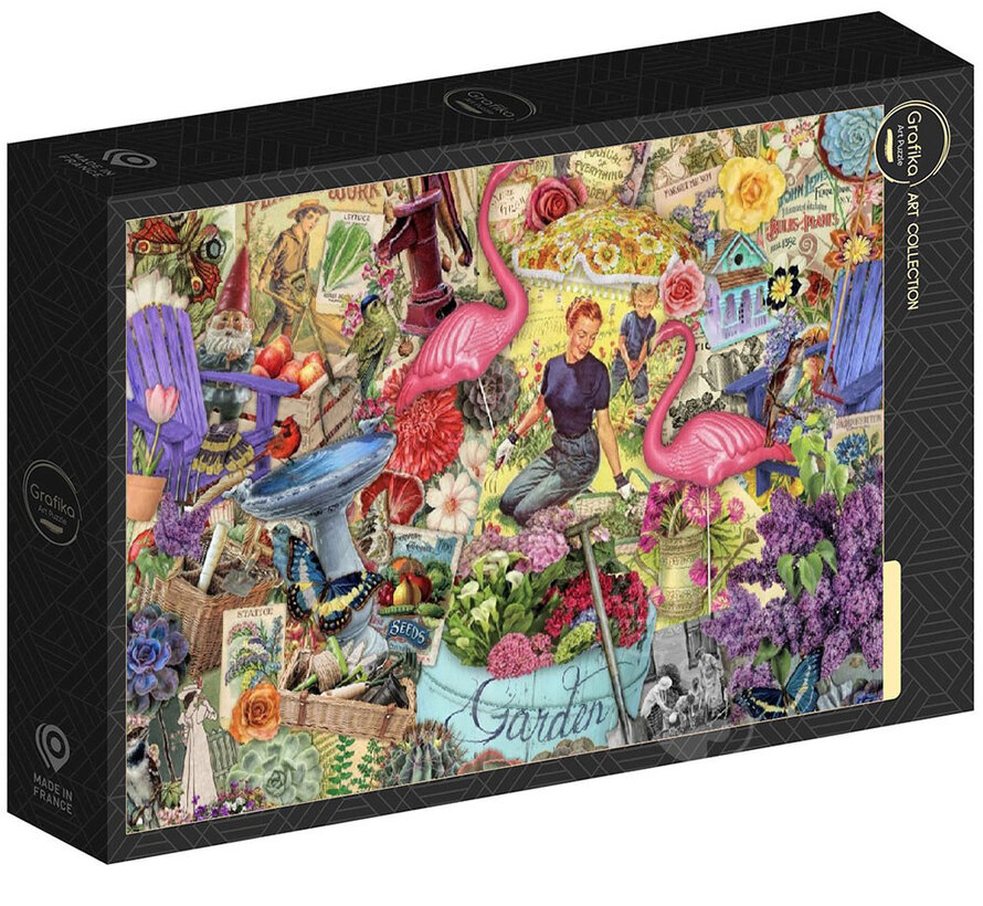Grafika Garden Collage Puzzle 1000pcs