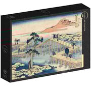 Grafika Grafika Hokusai - An Ancient Picture of the Eight Part Bridge in Mikawa Province Puzzle 1000pcs