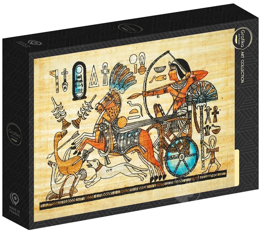 Grafika Peinture sur Papyrus Egptien (Painting on Egyptian Papyrus) Puzzle 1000pcs