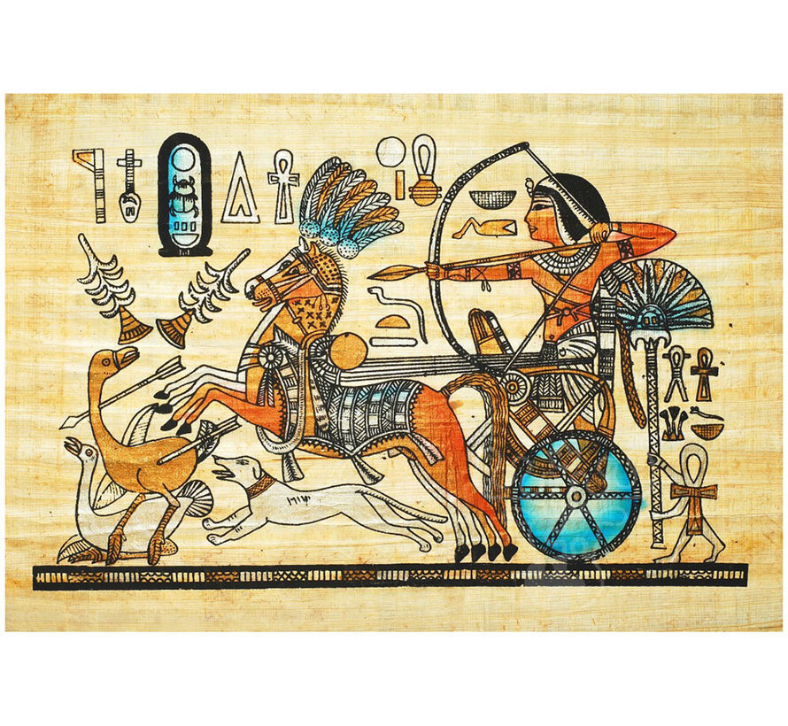 Grafika Peinture sur Papyrus Egptien (Painting on Egyptian Papyrus) Puzzle 1000pcs