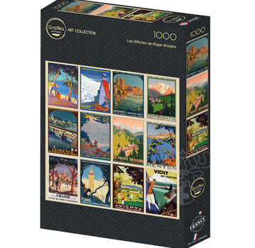 Grafika Grafika Les Affiches de Roger Broders (Posters from Roger Broders) Puzzle 1000pcs