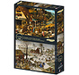 Grafika L’Art de Pieter Brueghel ( Peter Brueghel’s Art) : Proverbes Flamands Le Dénombrement de Bethléem Puzzle 2 x 500pcs