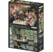 Grafika Grafika L’ Art D’ Auguste Renoir (Renoir’s Art) : Le Déjeuner des Canotiers - La Grenouillère Puzzle 2 x 500pcs