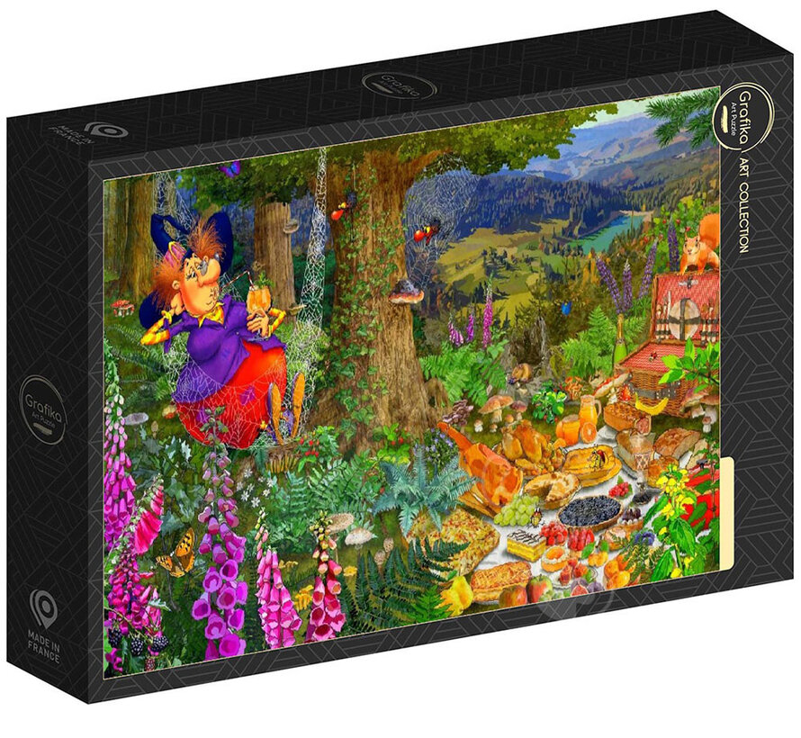Grafika The Witch Picnic - François Ruyer Puzzle 1000pcs