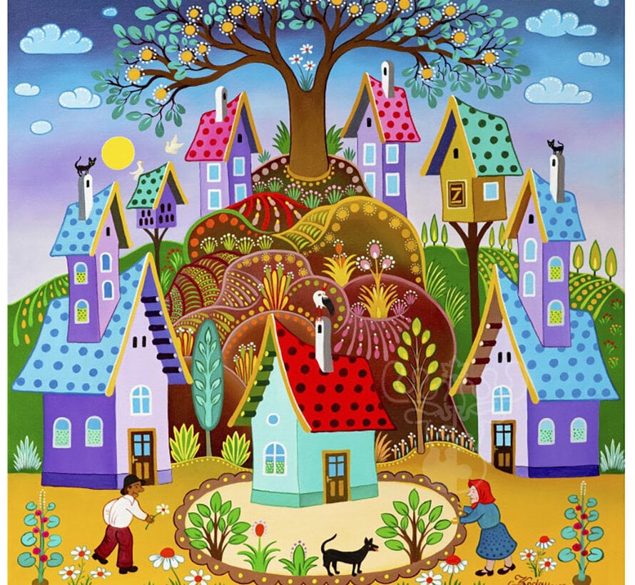 Alipson Magical Community Garden Puzzle 1000pcs