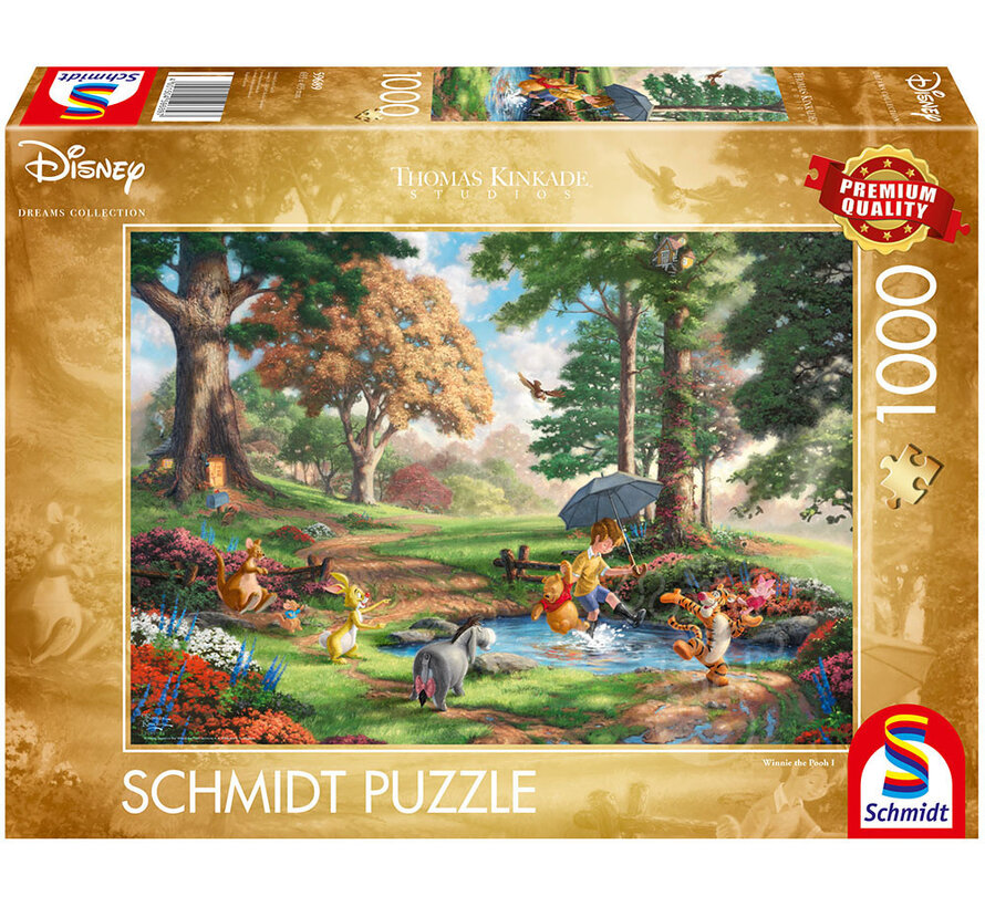 Schmidt Thomas Kinkade - Disney Winnie The Pooh Puzzle 1000pcs - Import