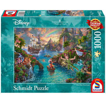 Schmidt Schmidt Thomas Kinkade - Disney Peter Pan Puzzle 1000pcs - Import
