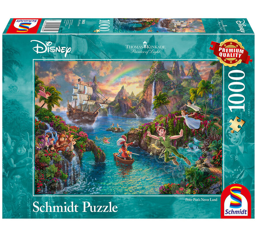 Schmidt Thomas Kinkade - Disney Peter Pan Puzzle 1000pcs - Import