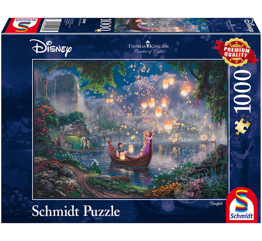 Schmidt Thomas Kinkade - Disney Rapunzel Puzzle 1000pcs - Import