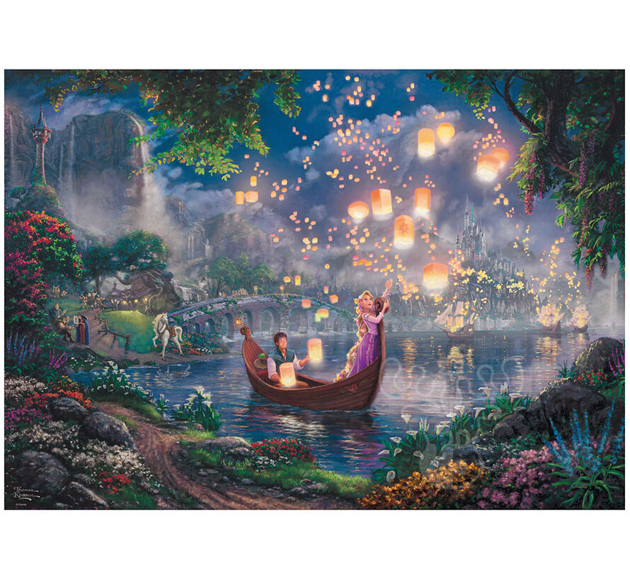 Schmidt Thomas Kinkade - Disney Rapunzel Puzzle 1000pcs - Import