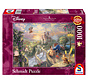 Schmidt Thomas Kinkade - Disney Beauty and the Beast: Falling in Love Puzzle 1000pcs - Import