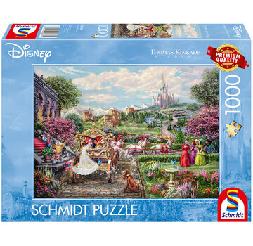 Schmidt Schmidt Thomas Kinkade - Disney Cinderella: Happily Ever After Puzzle 1000pcs - Import