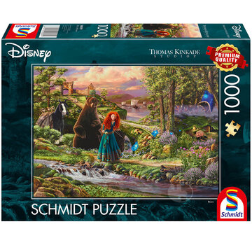 Schmidt Schmidt Thomas Kinkade - Disney Brave:  Merida Puzzle 1000pcs - Import