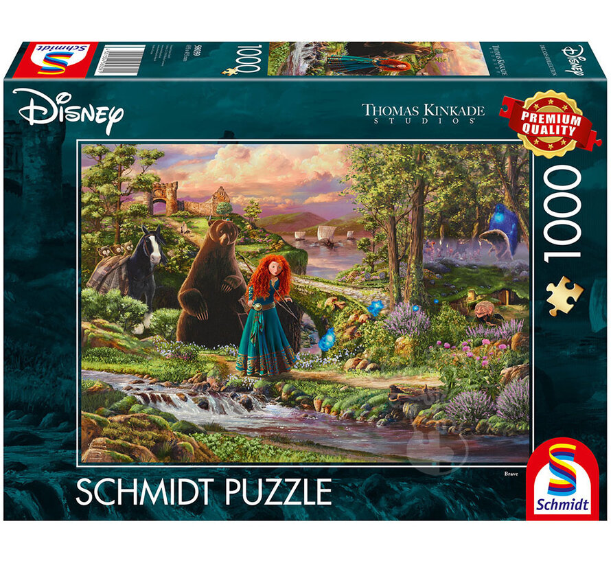 Schmidt Thomas Kinkade - Disney Brave:  Merida Puzzle 1000pcs - Import