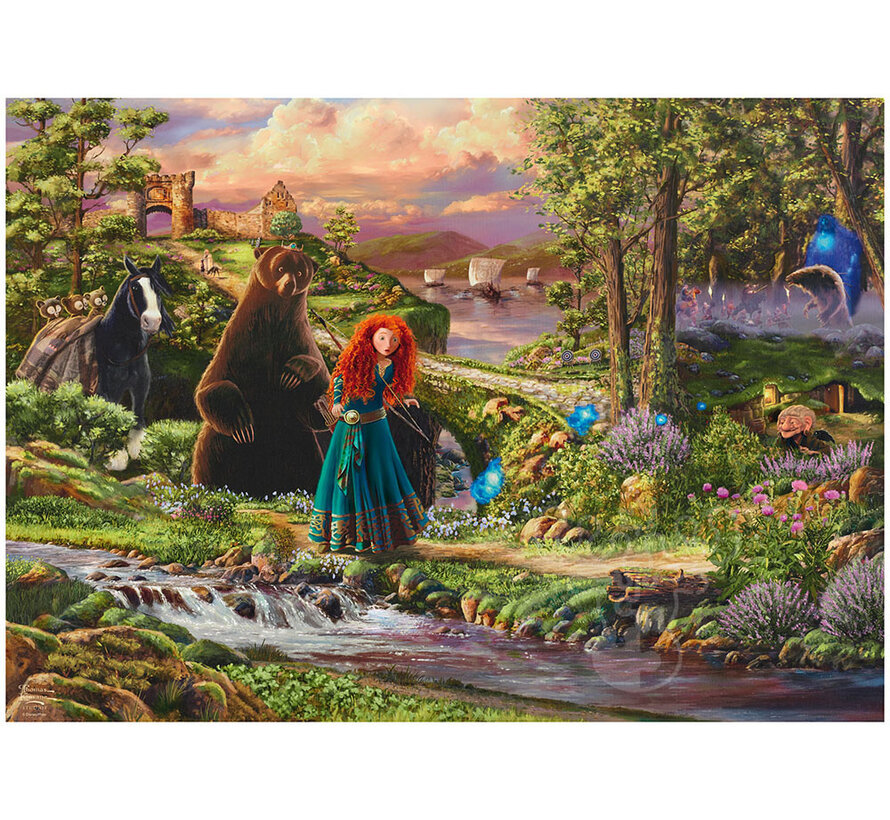 Schmidt Thomas Kinkade - Disney Brave:  Merida Puzzle 1000pcs - Import