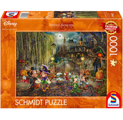 Schmidt Schmidt Thomas Kinkade - Disney Mickey & Minnie: Halloween Fun Puzzle 1000pcs - Import