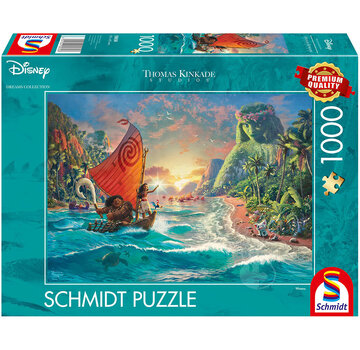 Schmidt Schmidt Thomas Kinkade - Disney Moana: Vaiana Puzzle 1000pcs - Import