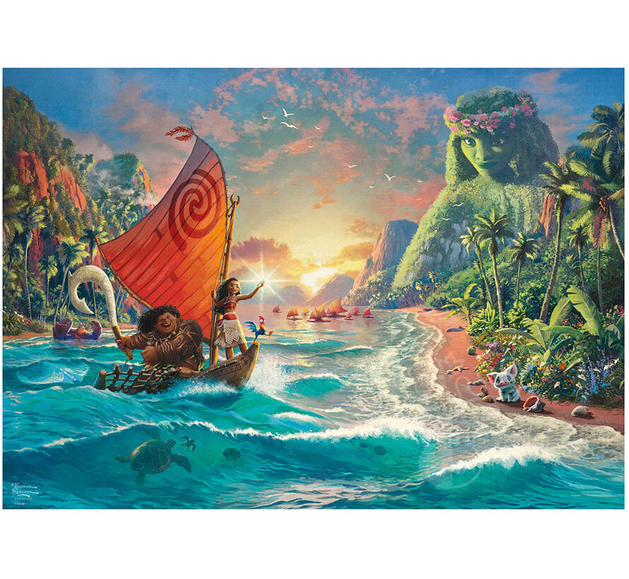Schmidt Thomas Kinkade - Disney Moana: Vaiana Puzzle 1000pcs - Import