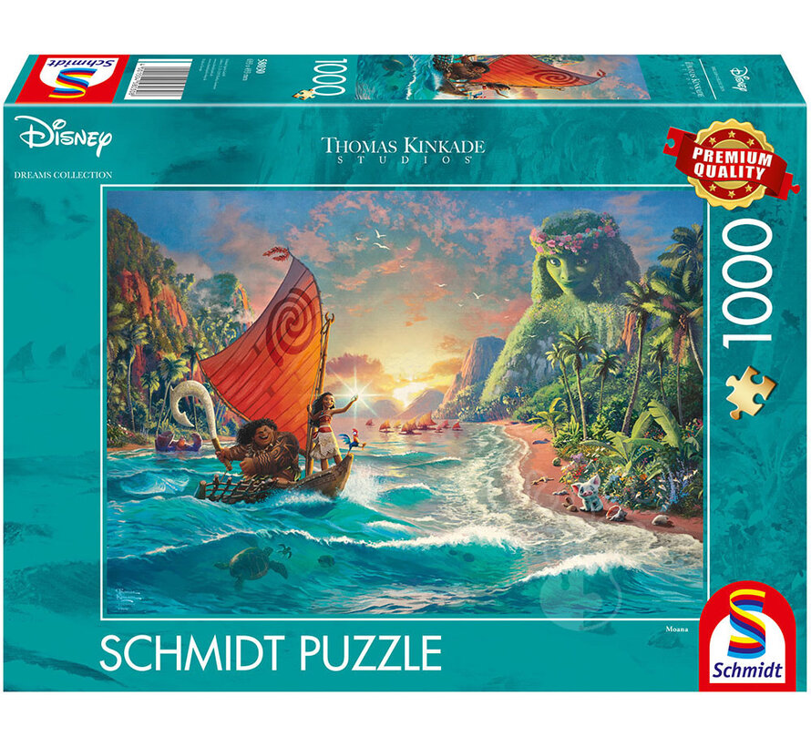 Schmidt Thomas Kinkade - Disney Moana: Vaiana Puzzle 1000pcs - Import
