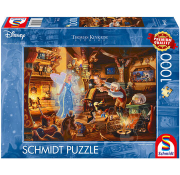 Schmidt Schmidt Thomas Kinkade - Disney Geppetto's Pinocchio Puzzle 1000pcs - Import