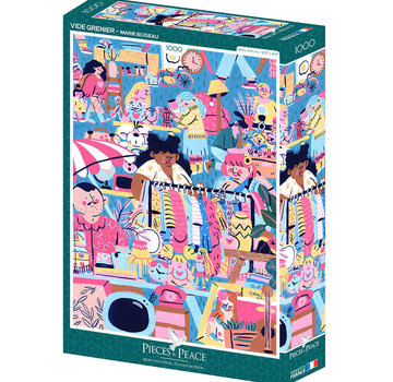 Pieces & Peace Pieces & Peace Vide-grenier (Garage Sale) Puzzle 1000pcs