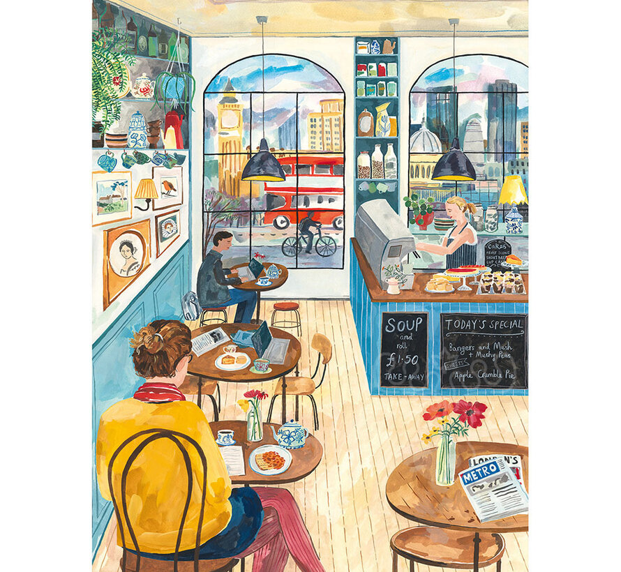 Pieces & Peace London Cafe Puzzle 2000pcs