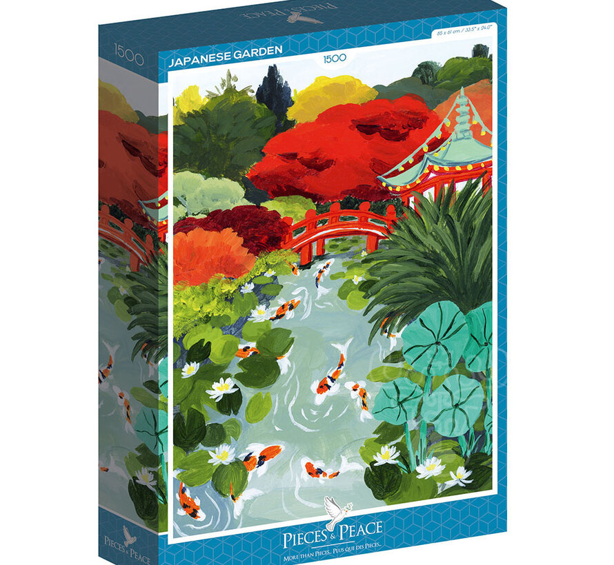 Pieces & Peace Japanese Garden Puzzle 1500pcs