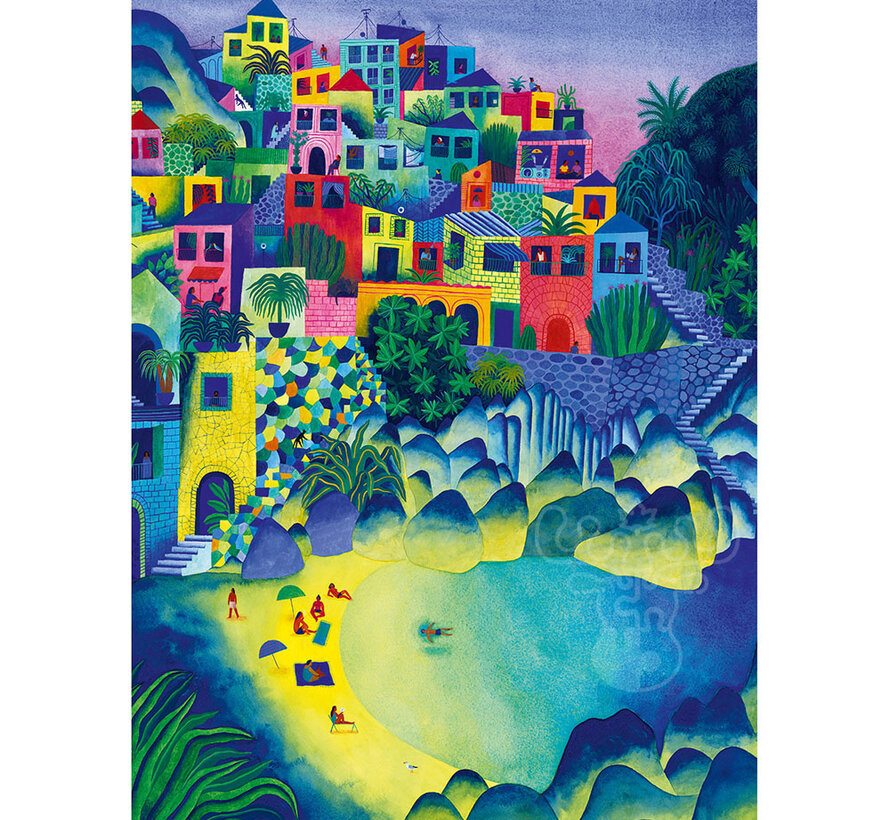 Pieces & Peace Village Lointain Puzzle (Distant Village) 500pcs