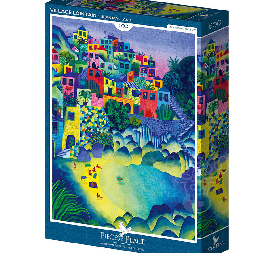 Pieces & Peace Village Lointain Puzzle (Distant Village) 500pcs