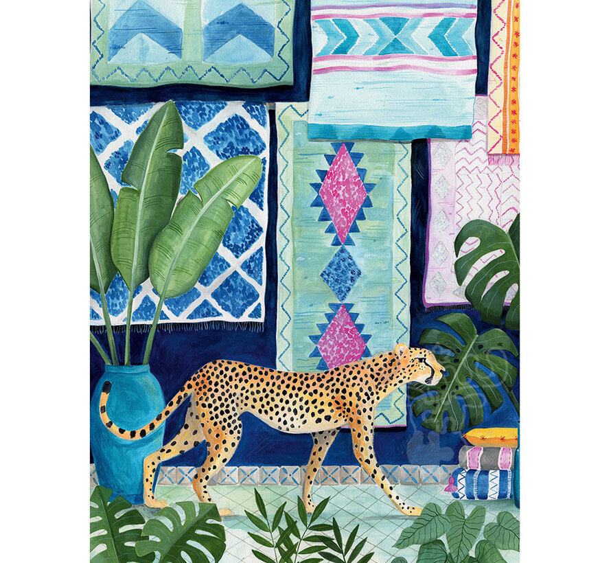Pieces & Peace Cheetah in Morocco Puzzle 1000pcs
