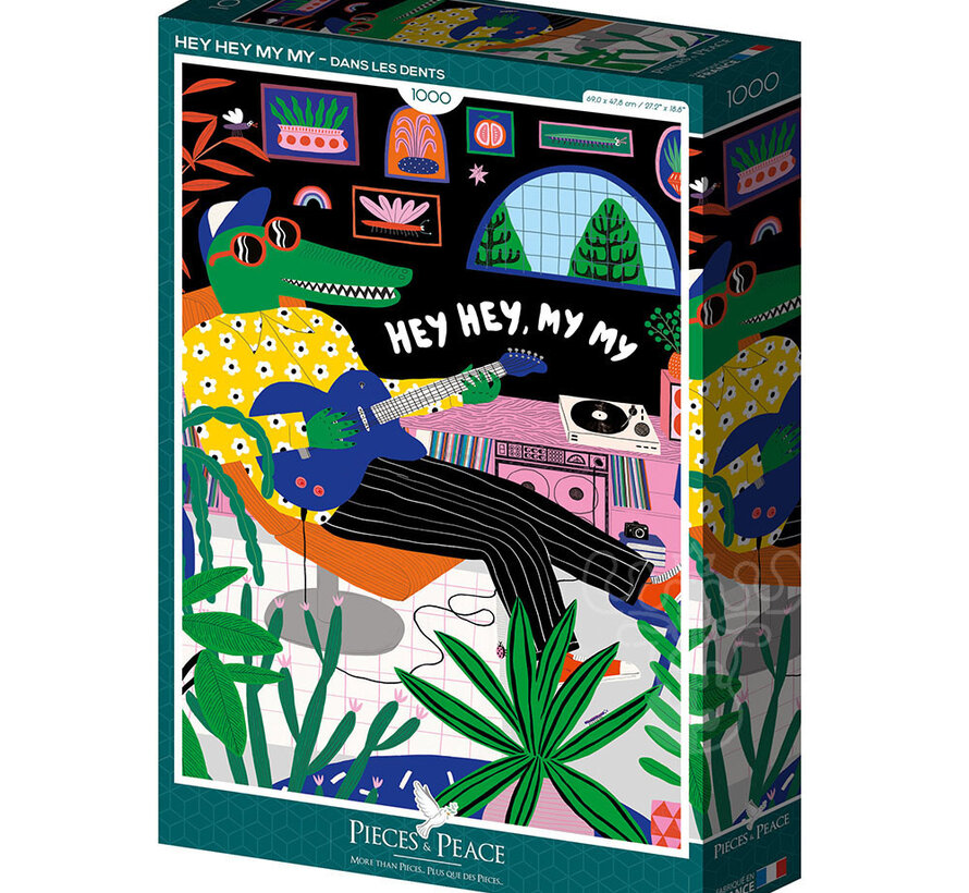 Pieces & Peace Hey Hey My My Puzzle 1000pcs