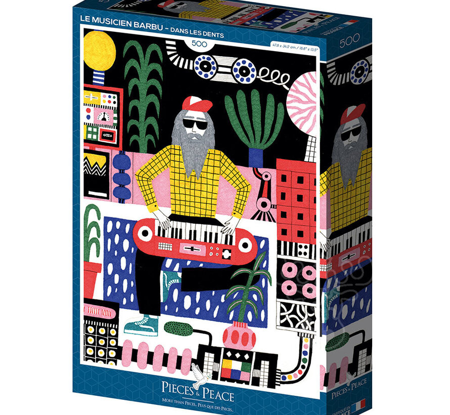 Pieces & Peace The Bearded Musician 500pcs