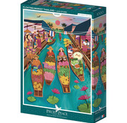 Pieces & Peace Pieces & Peace Floating Market Thailand Puzzle 1000pcs