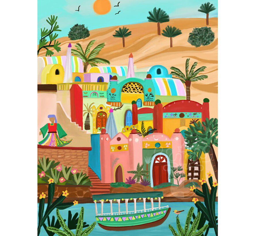Pieces & Peace The Nubian Village Puzzle 500pcs
