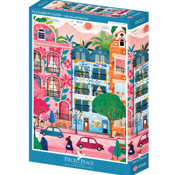Pieces & Peace Pieces & Peace Flower Power Puzzle 1500pcs