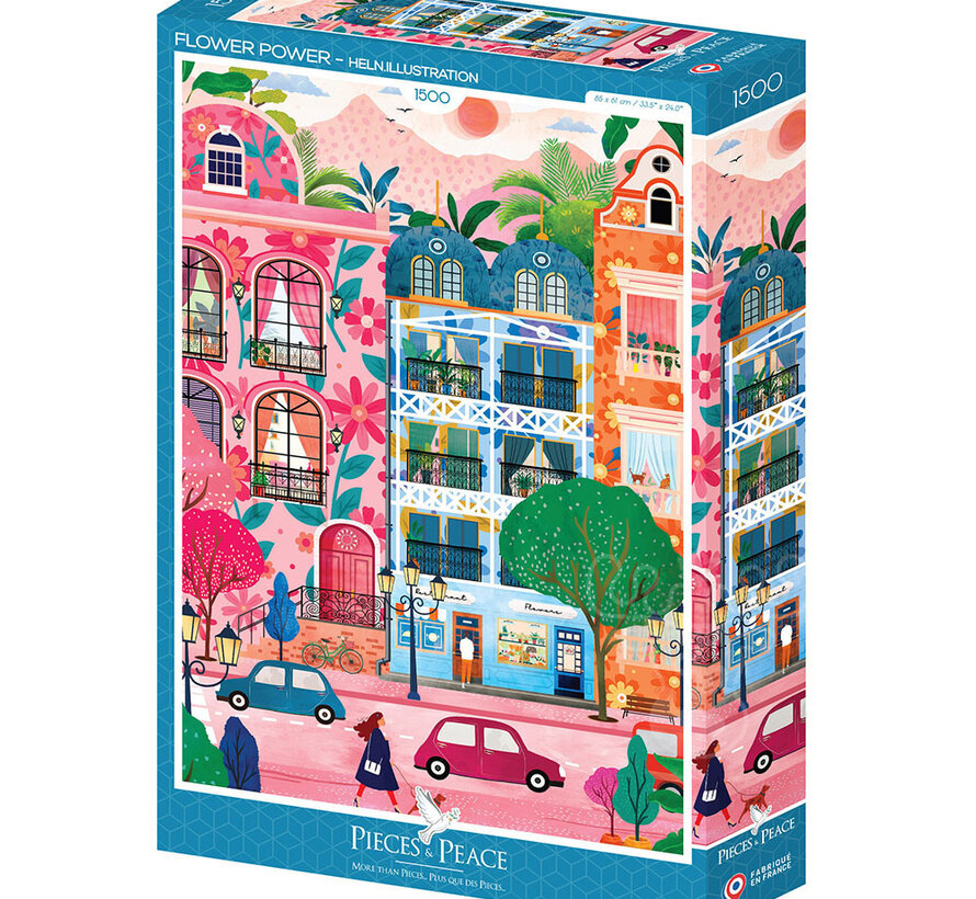 Pieces & Peace Flower Power Puzzle 1500pcs