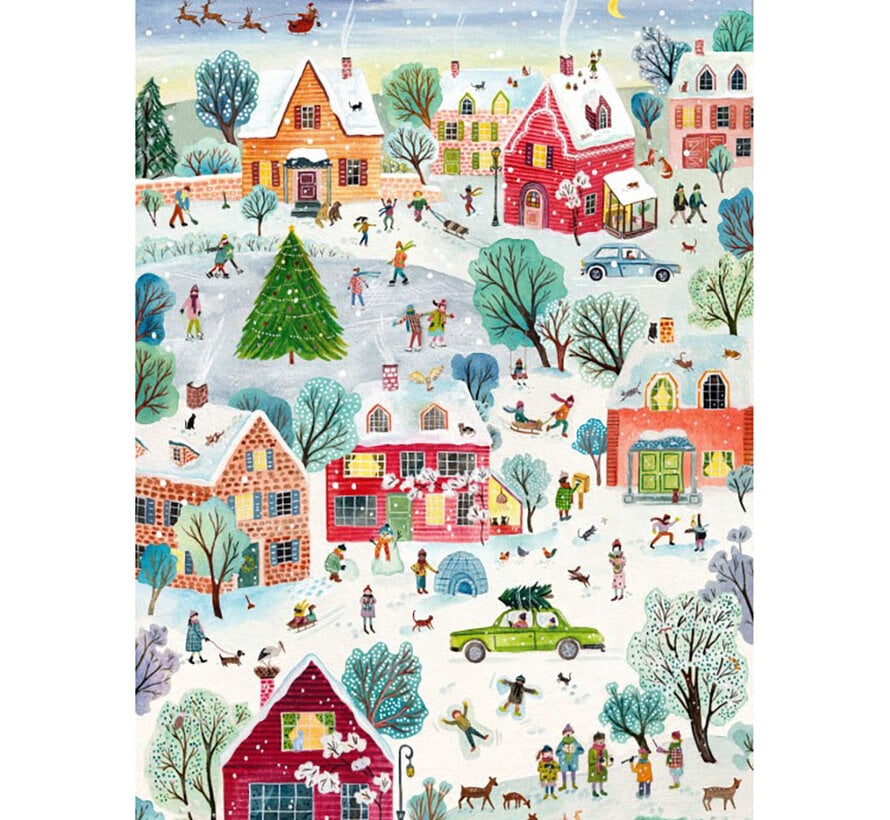 Pieces & Peace Le Village Enchanté de Noël Puzzle 2000pcs