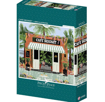 Pieces & Peace Pieces & Peace Café Beignet (Donut Cafe) Puzzle 1000pcs