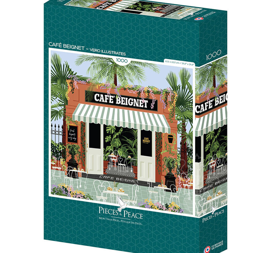 Pieces & Peace Café Beignet (Donut Cafe) Puzzle 1000pcs