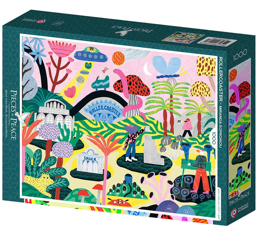 Pieces & Peace Rollercoaster Puzzle 1000pcs