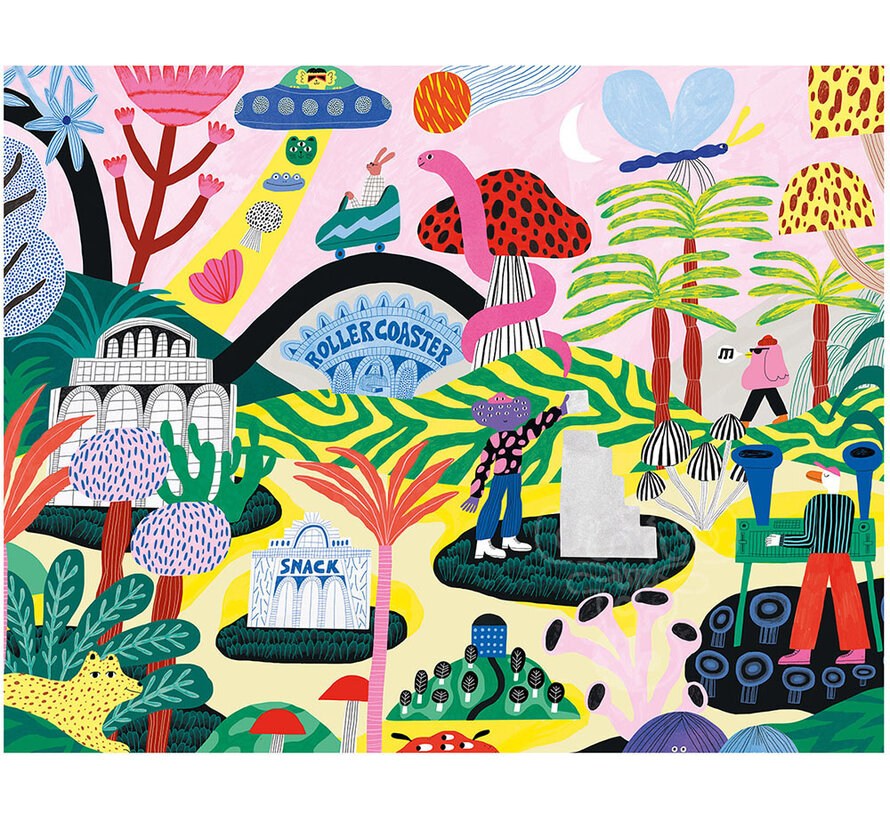 Pieces & Peace Rollercoaster Puzzle 1000pcs